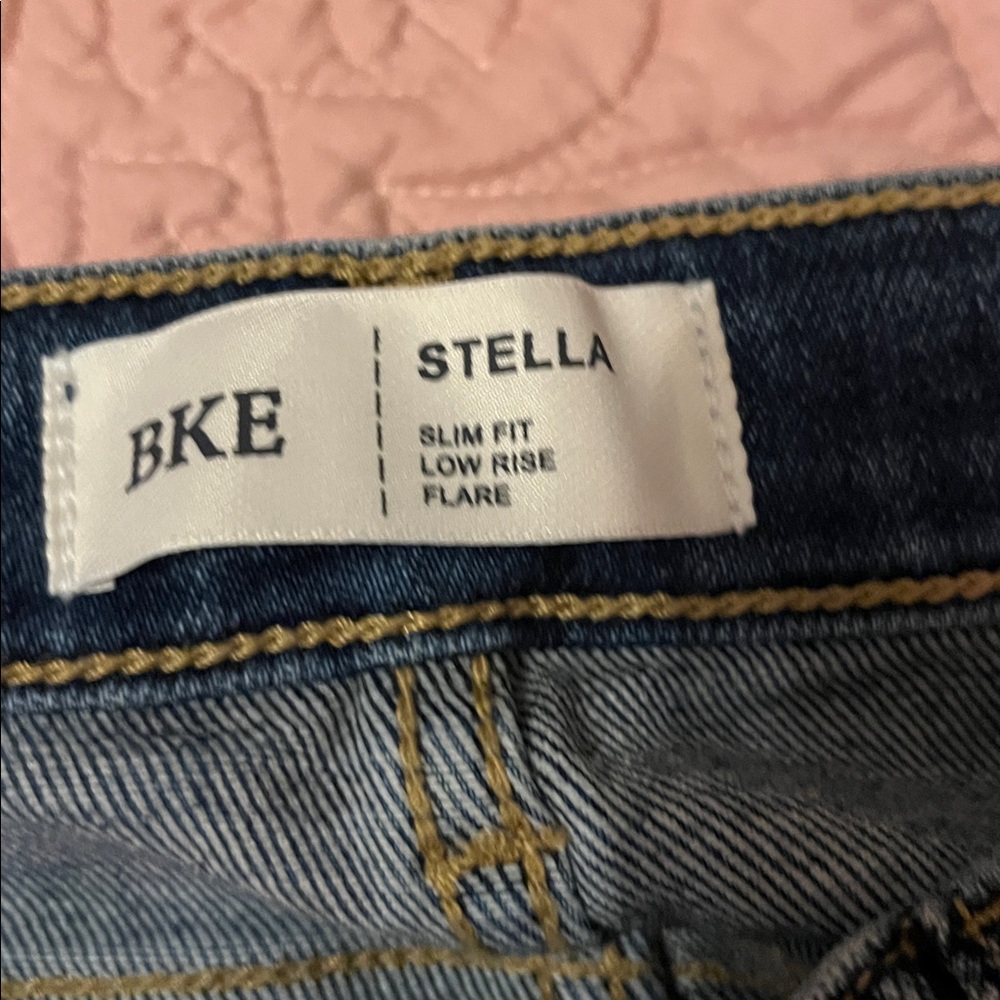 Bke Stella Low Rise Flare Jean - Picture 8 of 13